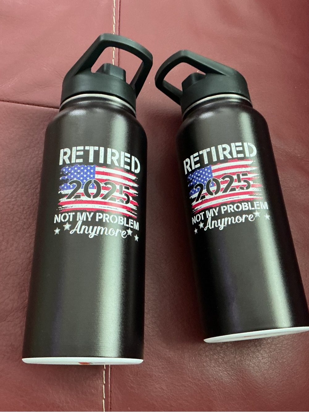 Retired 2025 Stainless Water Bottle - Black 32oz